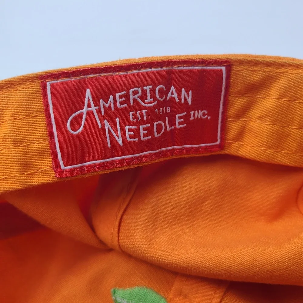 Fanta Hat Strapback American Needle Orange Blue Soda Logo Promo Casual Dad Men